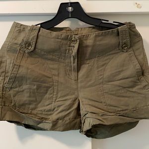 Theory Cotton/Linen Shorts